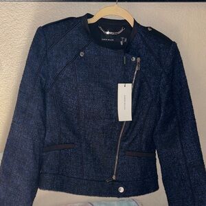 Karen Millen Women's Navy Asymmetrical Blazer